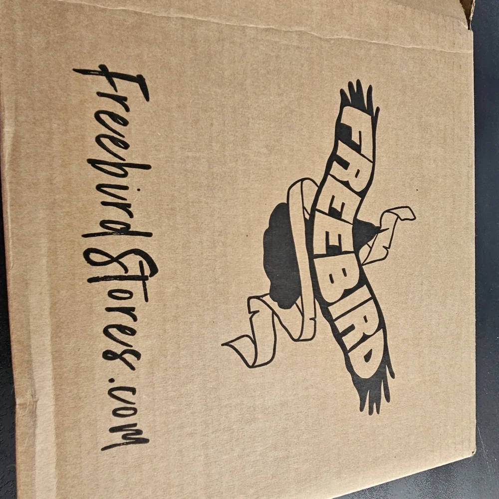 freebird Cream and Gray Studded Leather Ankle Booties - Picture 6 of 7